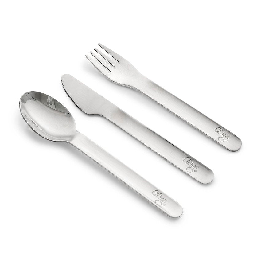 Citron 2023 Stainless Steel Cutlery with Pouch Blush Pink