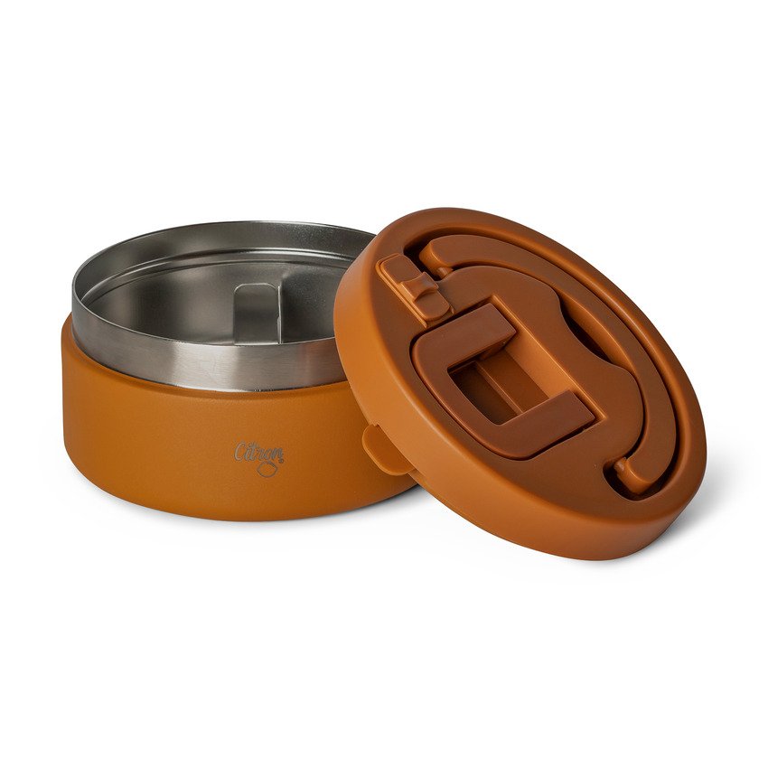 Citron 2023 Stainless Steel Food Jar 400ml Caramel