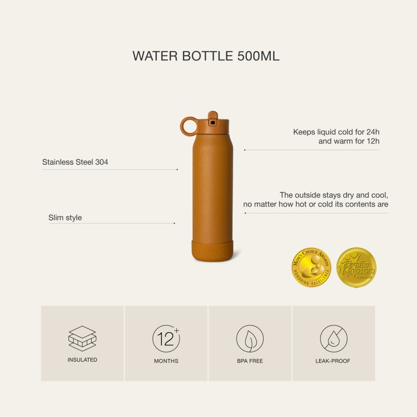 Citron 2023 Stainless Steel Water Bottle 350ml Caramel