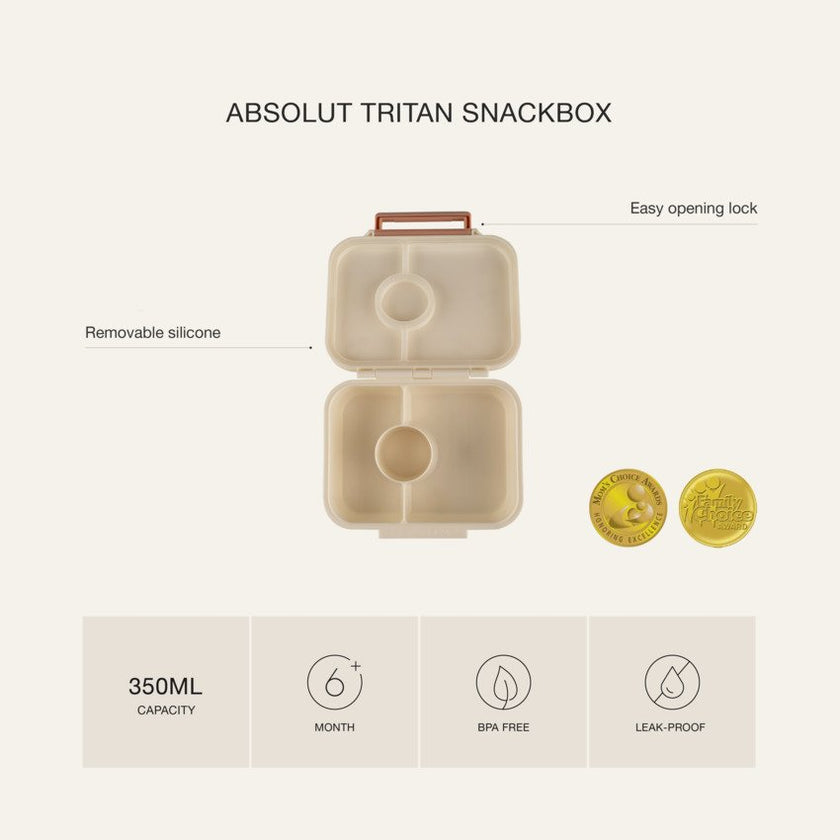 Citron Tritan Snackbox 3 Compartments Ballerina