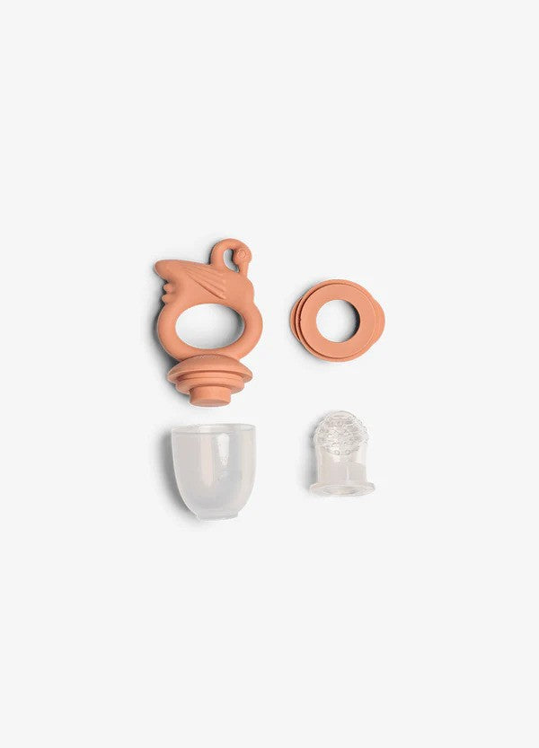 Citron Fruit Feeder Swan