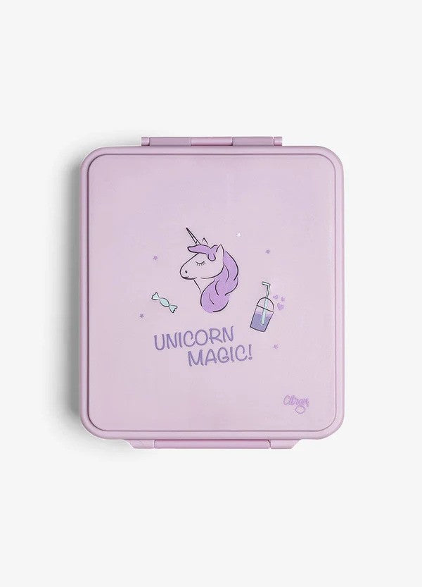 Citron Grand Lunchbox w/ Food Jar Stormy Unicorn