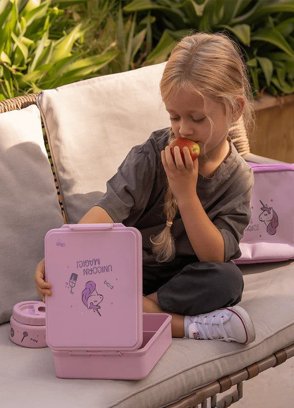 Citron Grand Lunchbox w/ Food Jar Stormy Unicorn