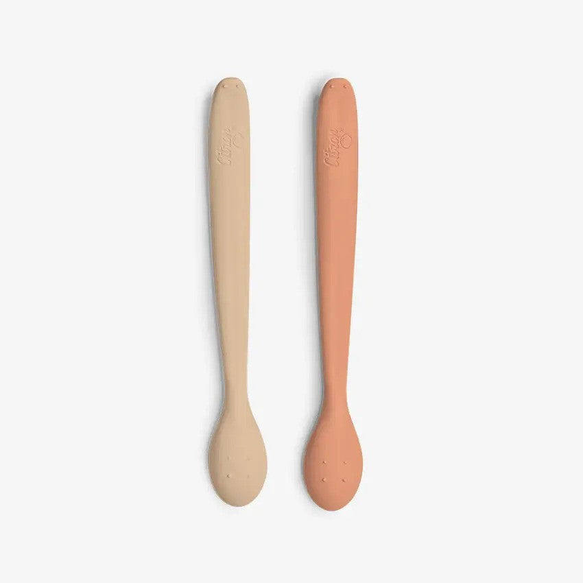 Citron 2024 Silicone Feeding Spoon Long Set of 2 Ballerina