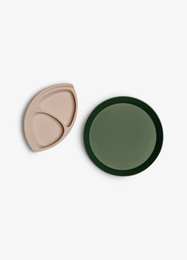 Citron Silicone Plate Divider Beige