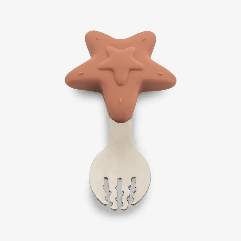 Citron Training Spoon & Fork Set of 2 Stars