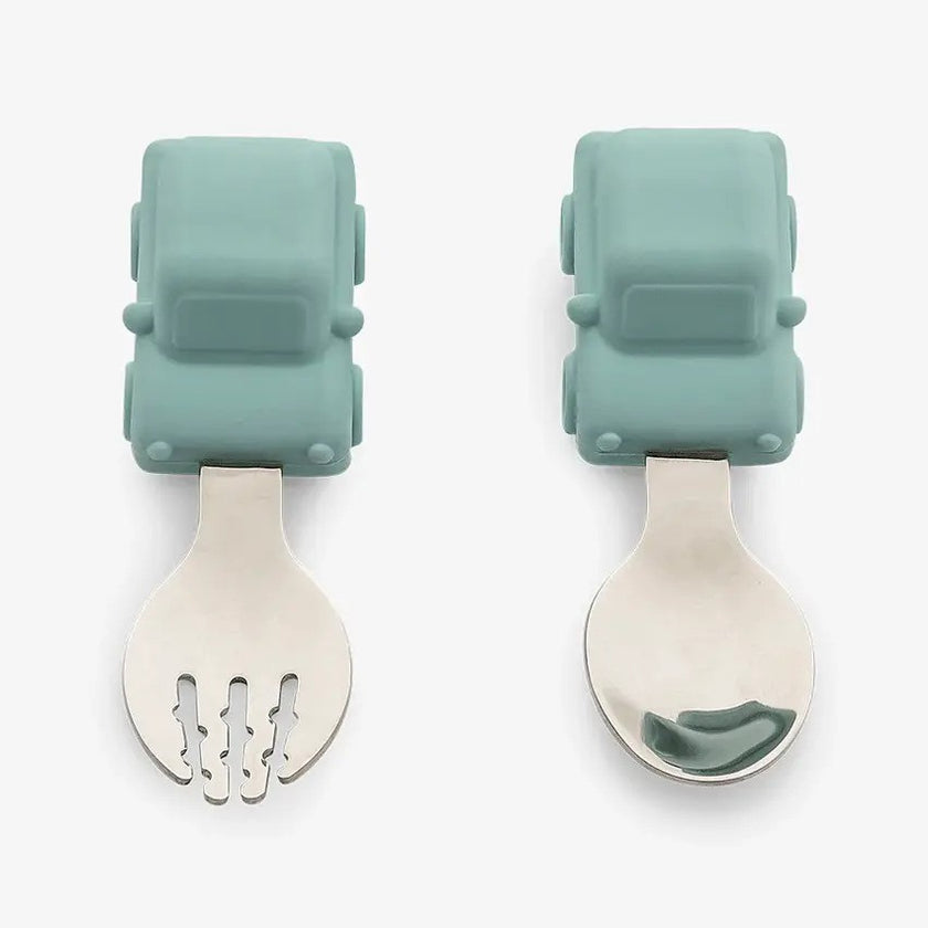 Citron Training Spoon & Spork Set of 2 Vehicles