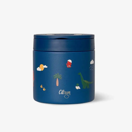 Citron Classic Thermal Food Jar 350ml Dino