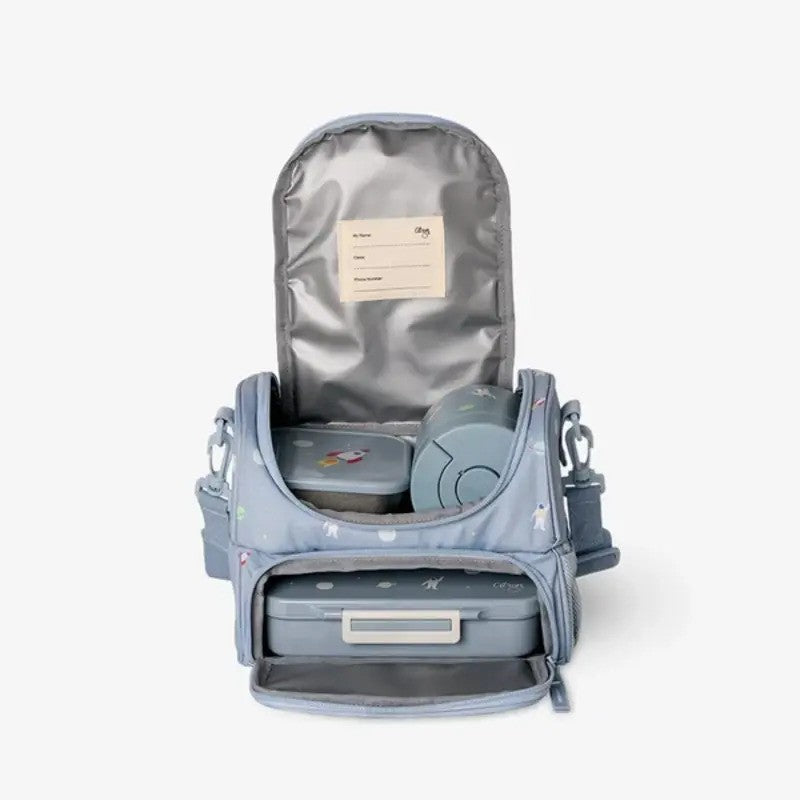Citron Insulated Lunchbag 2 Compartments Spaceship