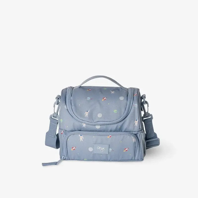 Citron Insulated Lunchbag 2 Compartments Spaceship