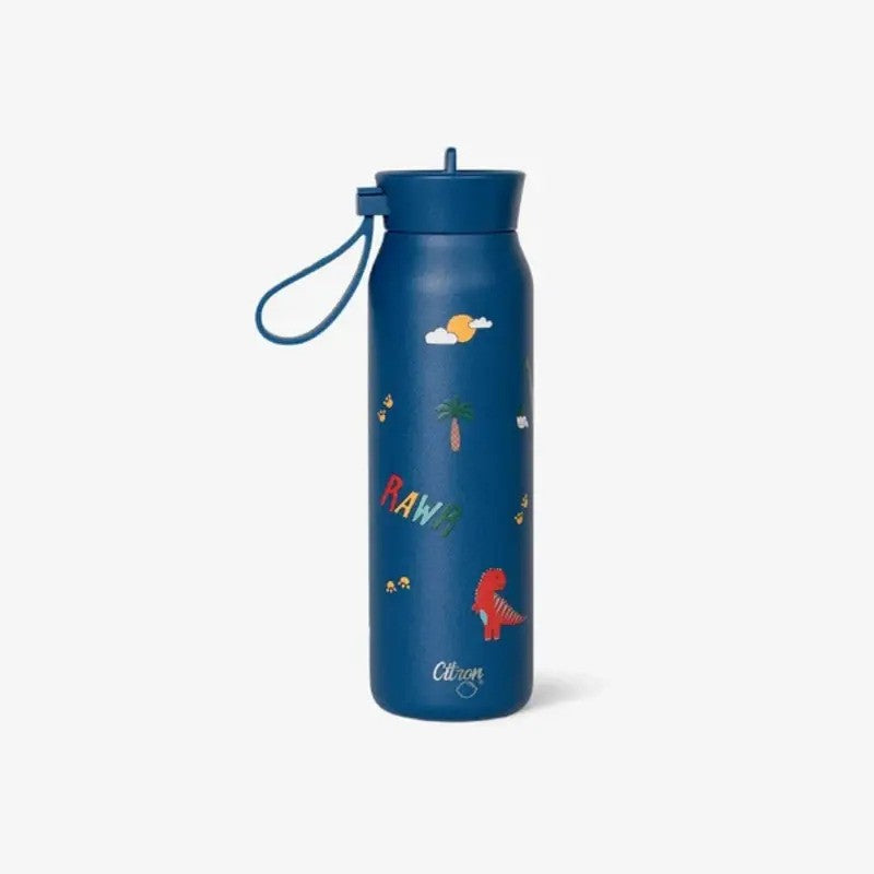 Citron Insulated Water Bottle 350ml Dino