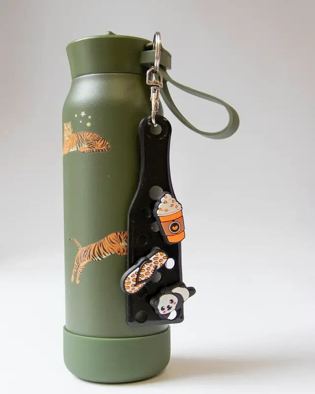 Citron Keychain With Holes Black (Get 3 Jibbitz For Free)