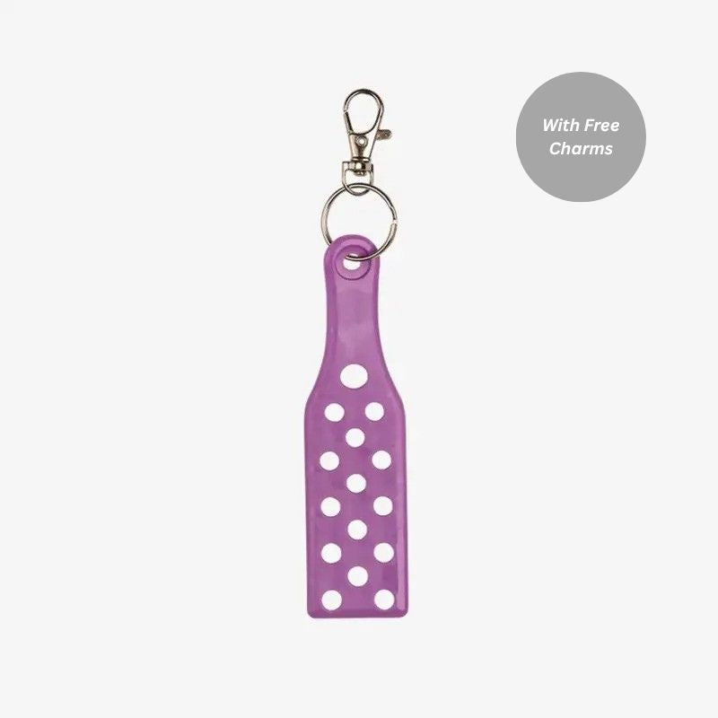 Citron Keychain With Holes Violet (Get 3 Jibbitz For Free)