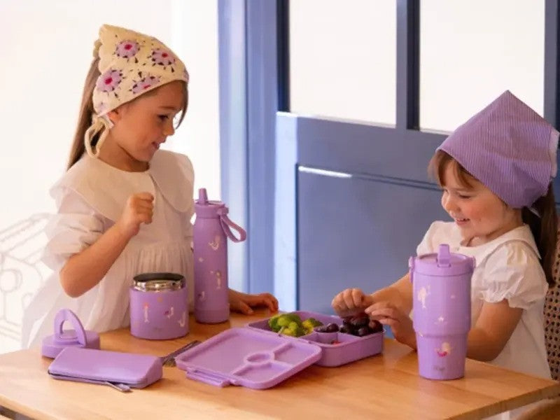 Citron Stainless Steel Cutlery & Pouch Purple 3yrs -Plus