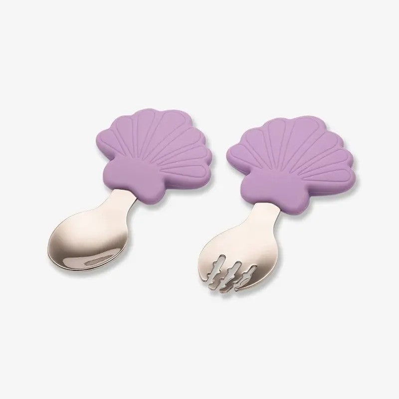 Citron Training Spoon & Fork Mermaid 6m-Plus