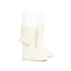 Classical Child Pom Pom Socks Cream