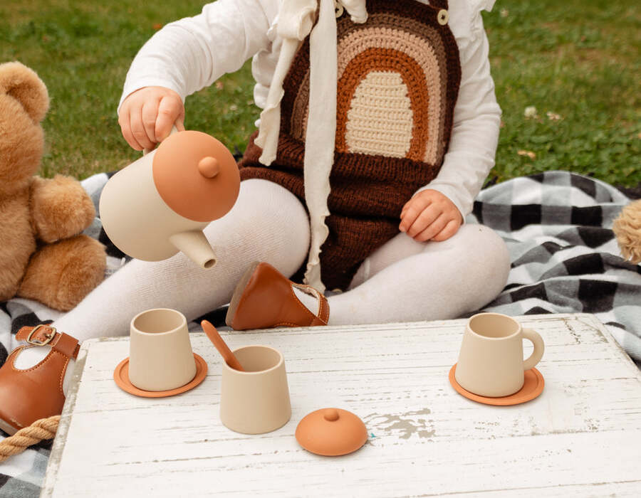 Classical Child Silicone Tea Set