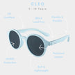 Little Sol+ Cleo Baby Blue Kids Sunglasses