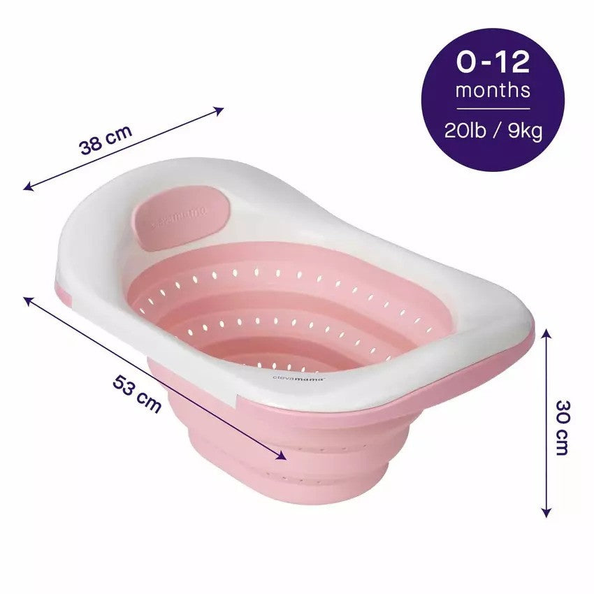 Clevamama Bath the Baby Sink Bath Pink