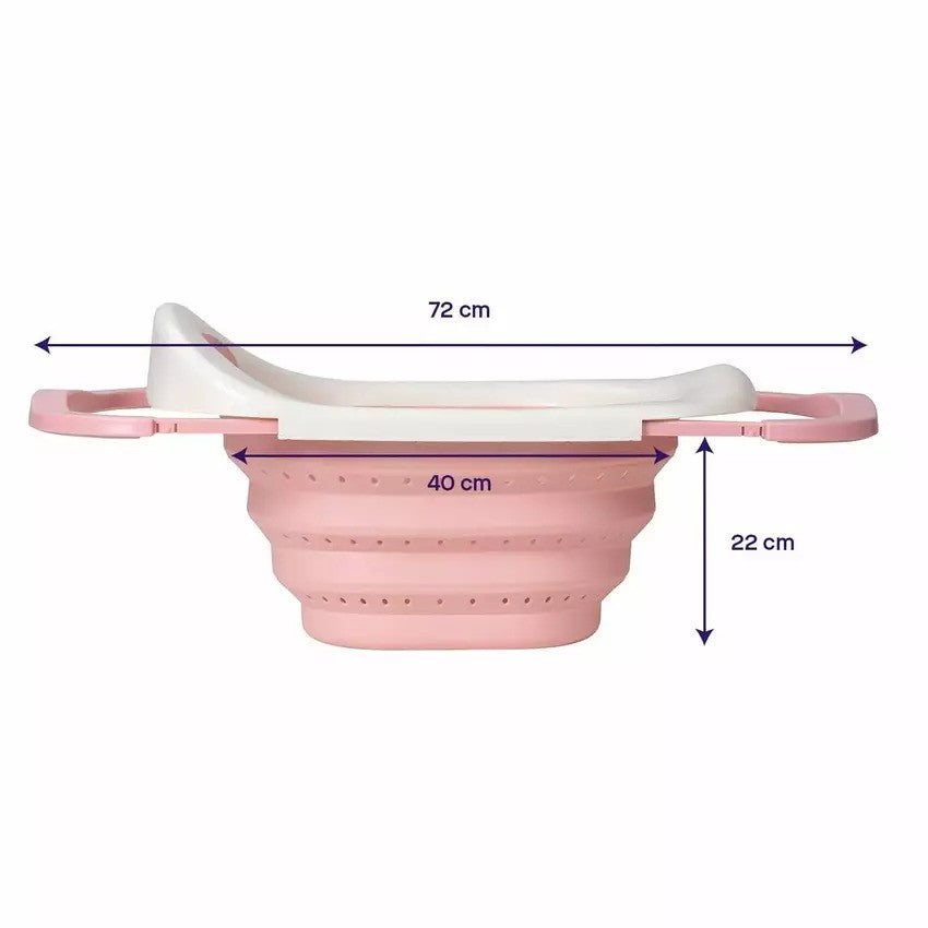 Clevamama Bath the Baby Sink Bath Pink