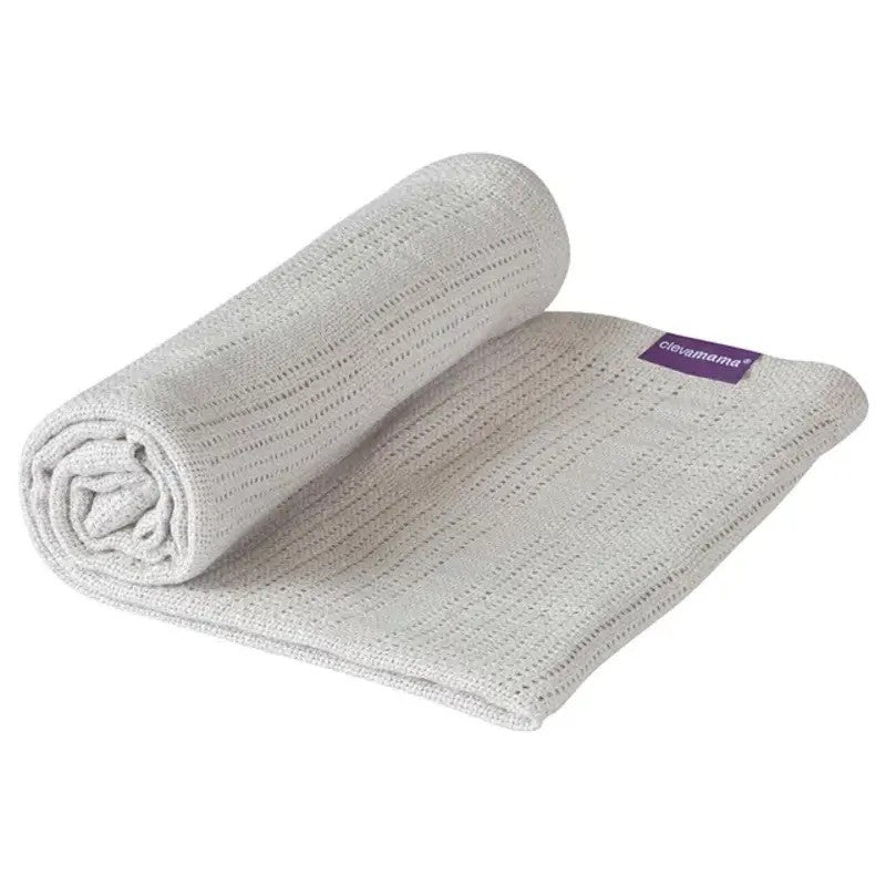 Clevamama Cellular Blanket 80x100cm Grey
