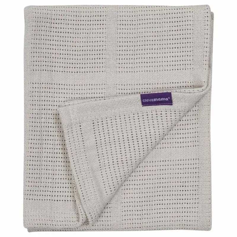 Clevamama Cellular Blanket 80x100cm Grey