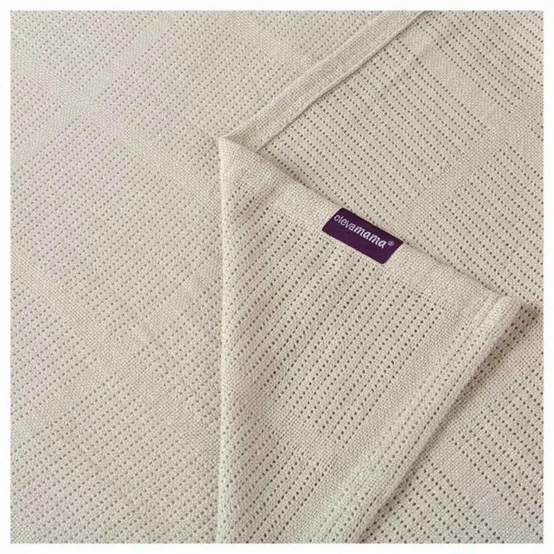 Clevamama Cellular Blanket 80x100cm Grey