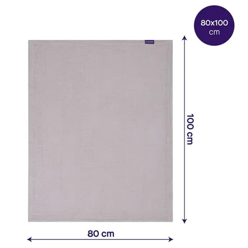 Clevamama Cellular Blanket 80x100cm Grey