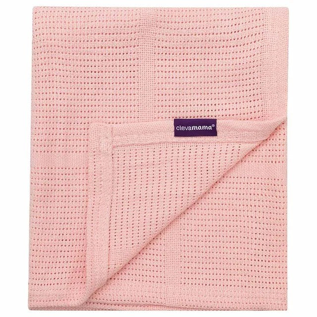 Clevamama Cellular Blanket 80x100cm Pink