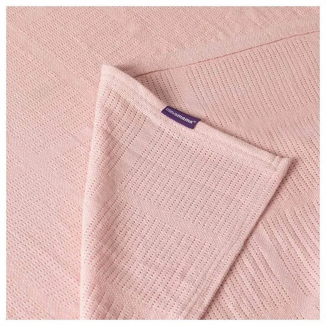 Clevamama Cellular Blanket 80x100cm Pink