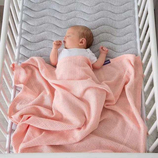 Clevamama Cellular Blanket 80x100cm Pink