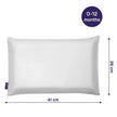 Clevamama ClevaFoam Baby Pillow Case White