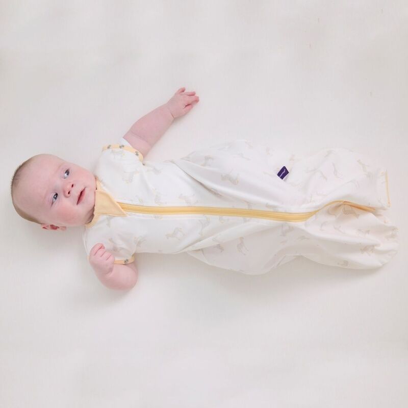 Clevamama Clevasleep Dreamsuit 0.2 Tog Zebra (0-9M Plus)