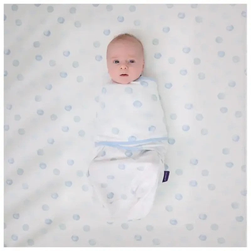 Clevamama Clevasleep Swaddle Blue Spot (Age 0-3M)