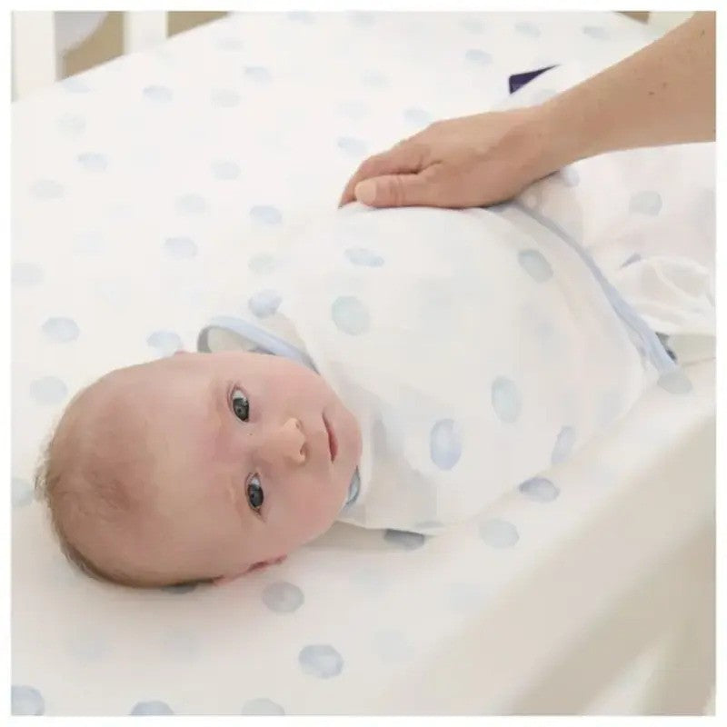 Clevamama Clevasleep Swaddle Blue Spot (Age 0-3M)