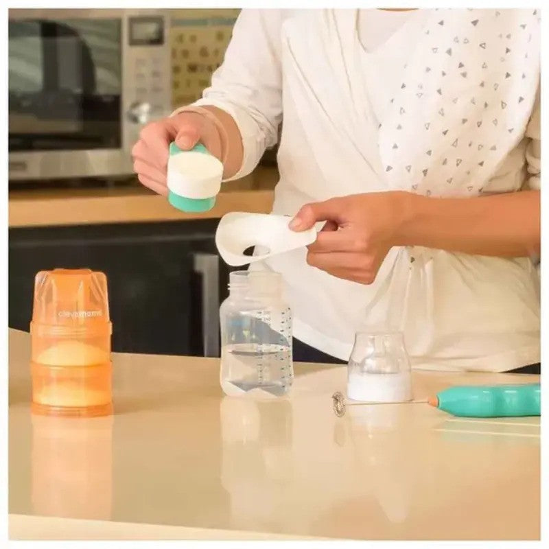 Clevamama Travel Container Stackable Formula & Food Container