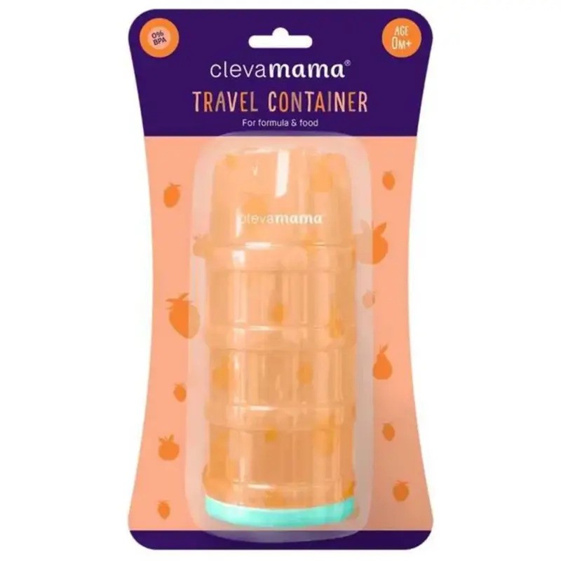 Clevamama Travel Container Stackable Formula & Food Container