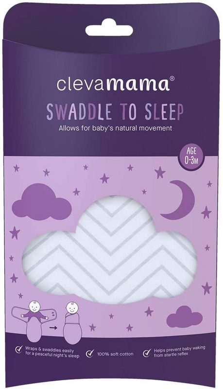 Clevamama Swaddle to Sleep (0-3m)