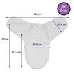 Clevamama Swaddle to Sleep (0-3m)