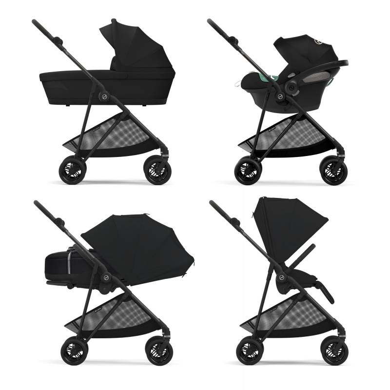 Cybex Melio B Moon Black/Black