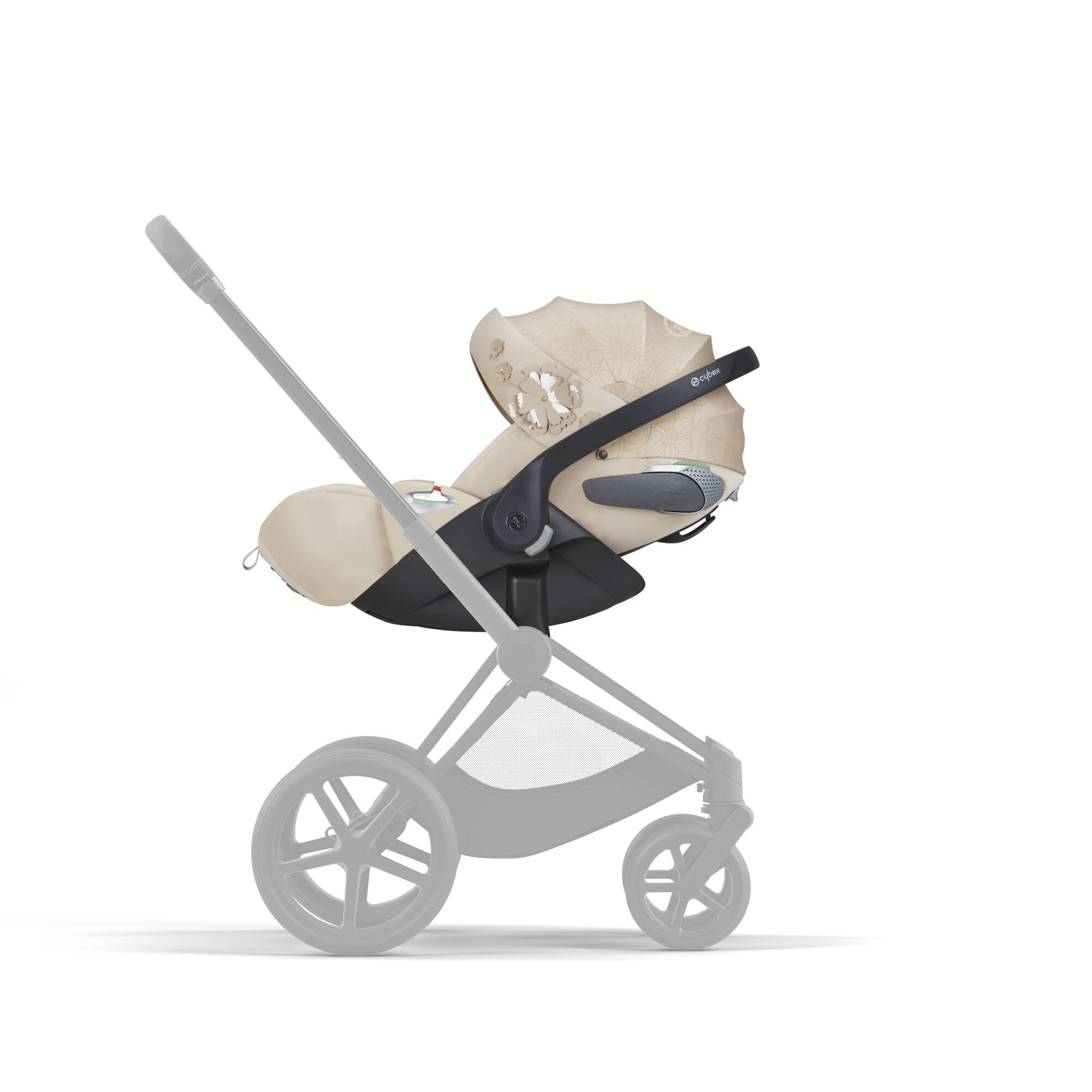 Cybex Platinum Cloud T I-Size Simply Flowers Beige Mid Beige