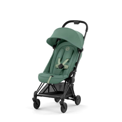 Cybex Platinum Coya (Matt Black Frame) Leaf Green Dark Green