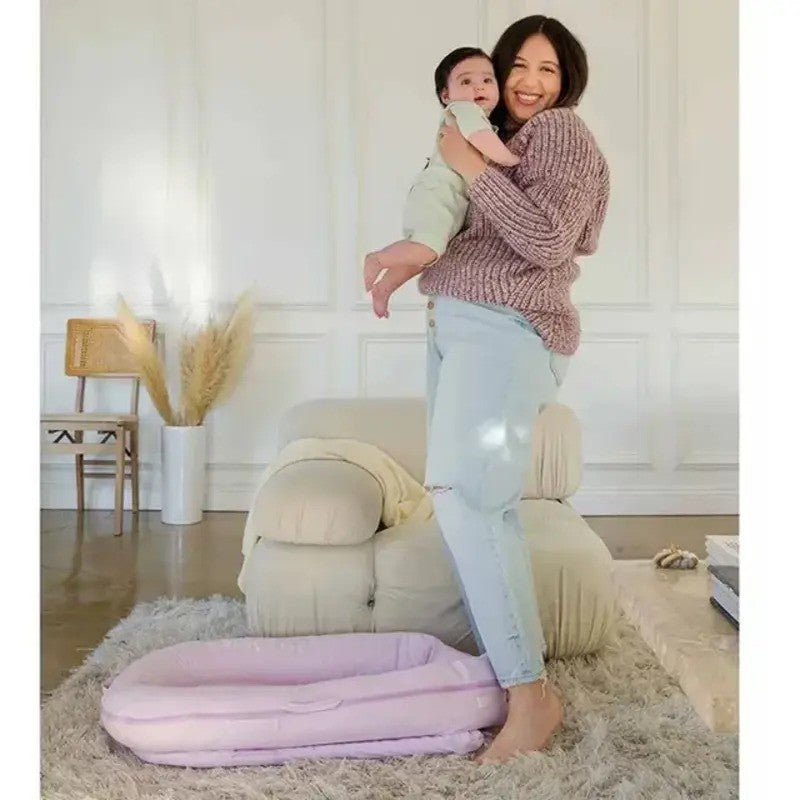 DOCKATOT®► Deluxe+ Pod (0-8m) Lovely Lilac Chambray