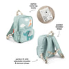 Done By Deer Kids Canvas Backpack 4L Elphee Blue