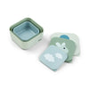 Done By Deer Snack Box Set Of 3 Happy Clouds Green