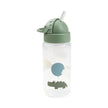 Done By Deer Straw Bottle 350ml Happy Clouds Green