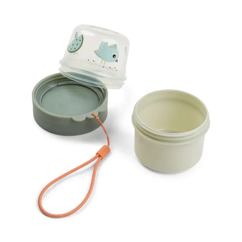 Done By Deer To Go 2-Way Snack Container Small 150ML Birdee Green