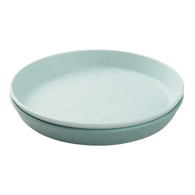Done By Deer (0M-Plus 2Pack) Kiddish Plate Elphee Blue