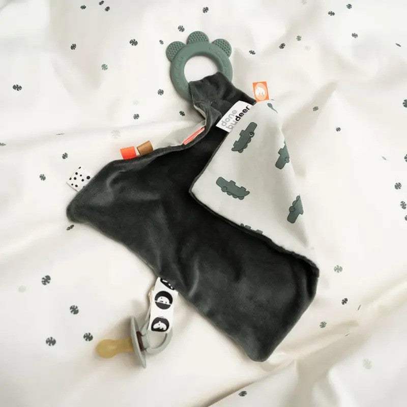 Done By Deer (0m-Plus) Comfort Teether Croco Green
