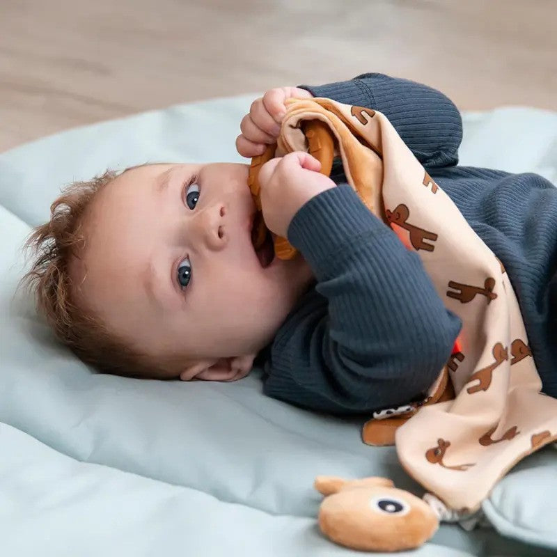 Done By Deer (0m-Plus) Comfort Teether Raffi Mustard